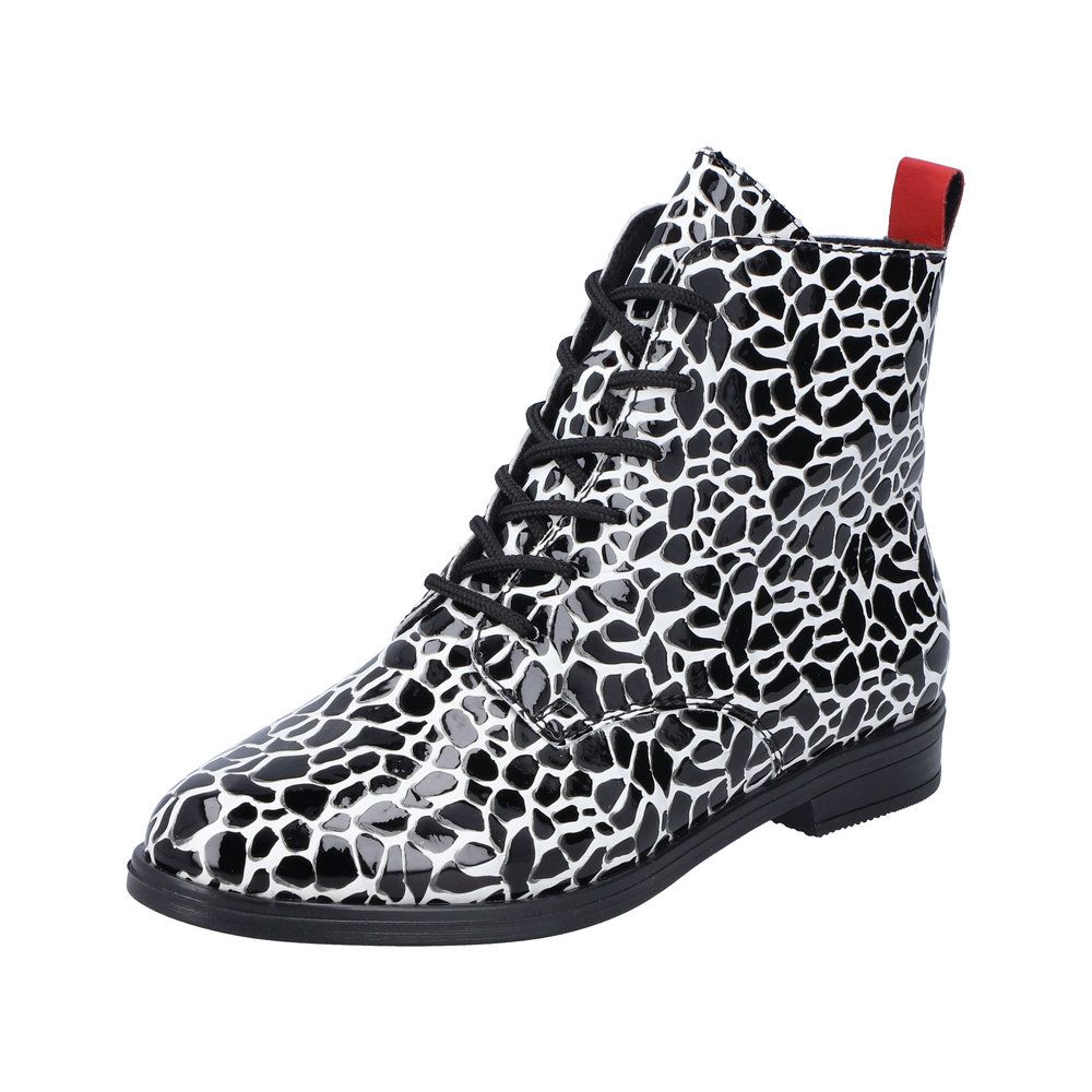 Design Schuh mit Kuh Muster