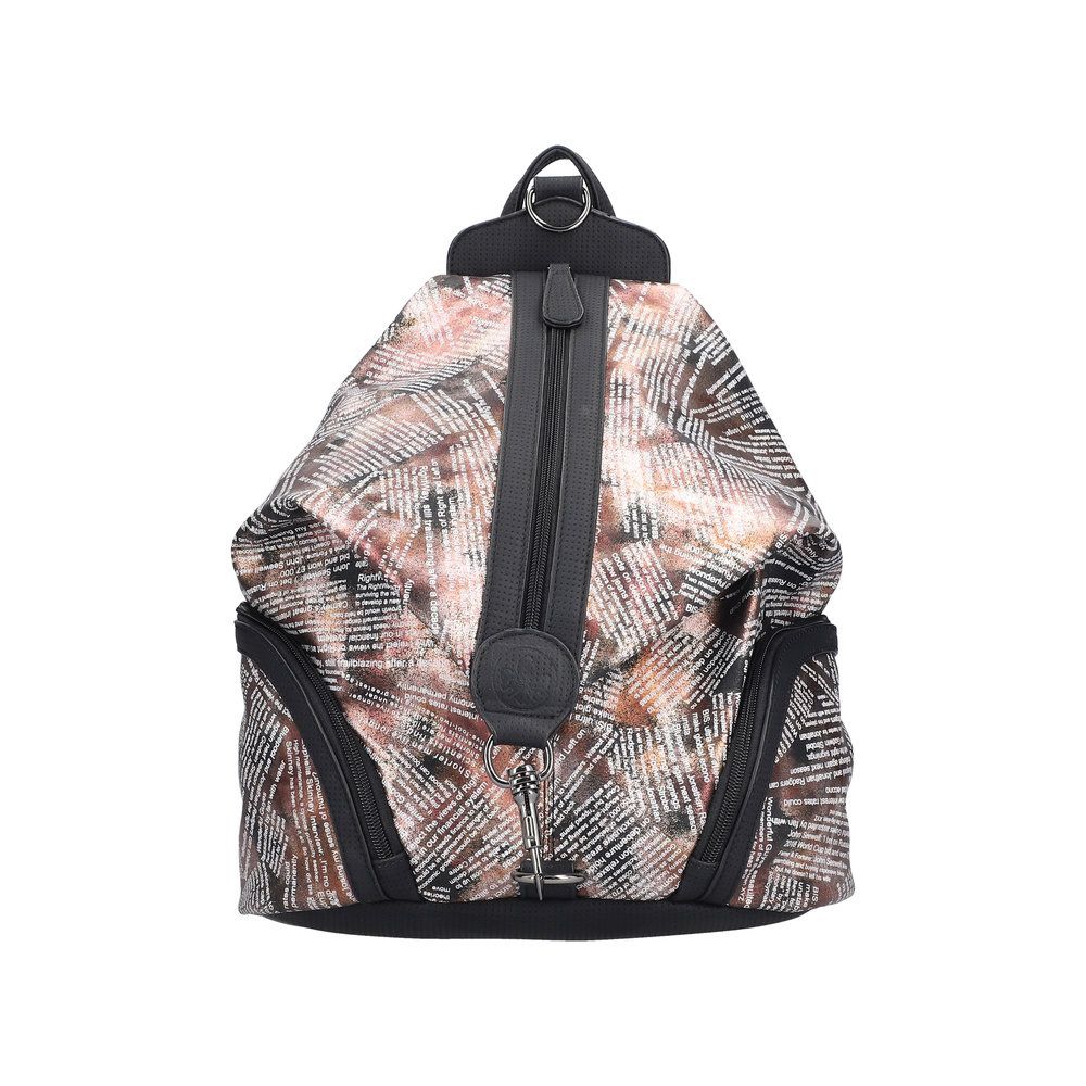 Rucksack | Schwarz, Braun und Weiß